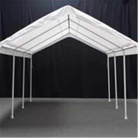 Perfectpatio 10 x 20 ft. Hercules 8-Leg Canopy, White PE16438